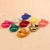 FishSheep Acrylic C Shape Hoop Earrings For Women Korean Colorful Geometric Resin Circle Earrings Jewelry - Image 4