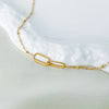 Stainless Steel Link Infinity Necklace Geometric Double Paperclip Pendant Women's Simple Jewelry - Image 15