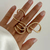 Ingemark 6 Styles Unique Large Petal Flower Twisted Wave Rings for Women Vintage Geometric Adjustable Ring Jewelry Steampunk Men - Image 2