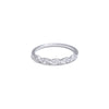 Arrivals Stainless Steel Zirconia Wave Shape Thin Finger Ring Pvd Plated Minimalist Chic Jewelry Gift - Image 8