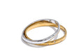 Interlocking Loop Bracelet with Cubic Zirconia Accents in Gold Tone or Silver Tone - Image 11