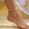Colorful Starfish Pendant Rice Beads Beaded Anklet for Women Summer Multi-layer Bracelet Anklet Bohemian Leg Jewelry - Image 13