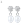 Silver Needle Vintage Shell Pendant Hoop Earrings Women's Pearl Conch Gold Earrings Jewelry Gifts - Image 30