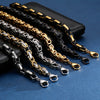 Powerful Versatile King Chain Men's Stainless Steel Rock Bracelet Punk Byzantine Chain Wrist Jewelry Gift - Image 6