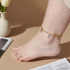 316L Stainless SteelSquare Zircon Anklets Women Foot Chains Anti-Rust Jewelry Holiday Gift - Image 3