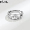 Metal Balls Fidget Rings Adjustable for Women Stress Relieve Finger Jewelry Rotatable Beads Ring Accessories - Image 4