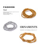 3/4/5/6 MM Stainless Steel Beads Daily Handmade Elastic Bracelet Bangle Wrist Gold Color Jewelry Men - Image 30
