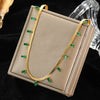 316L Stainless Steel Clover Flower Zircon Necklace For Women Clavicle Neck Chain Jewelry Gift - Image 12