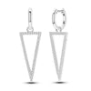 Silver Shining Zircon Earring Sparkling Simple Bow Irregular Curve Hoop Earring Jewelry Gifts for Women Men - Image 13