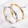Hammered Textured Stainless Steel Bangle for Women Silver/Gold Color Openable Cuff Bracelet Wristband Minimalist Metal Jewelry - Image 6