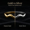 Gold Color Snap-on Bangle, Stainless Steel Waves Bracelet for Women, Jewelry Gift 60mm - Image 6
