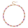 8mm Cubic Zirconia Necklace For Women Round Shape Crsytal Claw Setting Colorful Zircon Chokers Beads Neck Jewelry - Image 13
