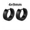 Rock Punk Stainless Steel Black Dangle Pendant Punk Minimalist Hanging Woman's Drop Earring for Man Piercing Ear Jewelry - Image 18