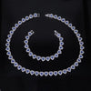 Shiny Heart Zircon Hip Hop Rock Tennis Chain Jewelry Set Bracelet Necklace Combo For Women Men - Image 14