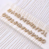 Stainless Steel Bubble Letter Necklace for Women Girls Shiny Zircon Rhinestone Alphabet 26 A-Z Dainty Balloon Choker - Image 2