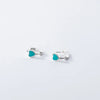 Colorful Drop Glaze Heart Hoop Earrings for Women Girl Simple Sweet Delicate Silver Color Small Huggies - Image 4
