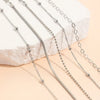 5pcs/set Gold/Silver Color Thin Heart Chain Bracelets Set For Women Daily Wear Jewelry Accessories - Image 4