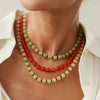 Y2K Boho Glass Beads Chain Necklace for Women Collares Vintage Clavicle Chain Daily Party Jewelry Accessories - Image 2