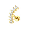 Surgical Steel Marquise Flat-Back Piercing Stud in 1-Piece or 5-Piece Options - Image 10