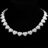 Bling Paved Crystal Heart Cuban Link Chain Necklace for Women Hip Hop Iced Out Round Square Tennis Chain Choker Jewelry - Image 11