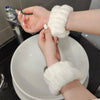 2pcs One Pair Wash Face and Wrist Band Absorb Water Sweat Wiping Bracelet Hairband Moisture Proof Sleeve Wrist Guard - Image 1