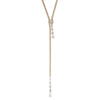 Bridal Rhinestone Back Necklace Accessories Wedding Party Jewelry Crystal Long Drop Necklace Party Gifts for Women