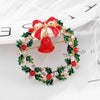 Christmas Brooch Pin Snowman Santa Claus Boot Garland Jewelry Gift Christmas Decoration Brooches - Image 14