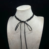 Black Lace Bow Choker Necklace for Women Harajuku Gothic Dark Girl Bow Strap Sweet Sexy Collar Necklace Party Female Jewelry - Image 3
