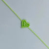 Braided Heart Rope Bracelet Adjustable in Many Colors - Image 25