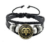 12 Constellation Bracelet Scorpio Sagittarius Capricorn Aquarius Black Rope Leather Button Bracelet Zodiac Jewelry For Gift - Image 8
