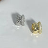 Zircon Double-layer Ear Cuff No Piercing Earring Punk Unique Metal Geometric Ear Clip for Women Jewelry - Image 6