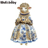 Beautiful Sheep Lady Brooches For Women Unisex 4-color Elegant Rhinestone Ancient Dress Goat Party Brooch Pin Gifts - Image 1