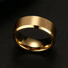Charm Jewelry Ring for Men Women Stainless Steel Black Rings Wedding Engagement Band Quality Matte Male Jewelry - Image 7