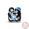 Silver Charms Beads Winter Snowflake Snowman Igloo Penguin Pendant Fit Bracelet Charms Women Jewelry Gift - Image 12