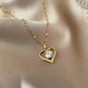 Elegant Style Heart shaped Pendant Necklace Hollow Design Mother's Day Gift Party Suitable for Friends Without Box - Image 8