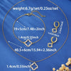 Crystal Zircon Four Leaf Clover Pattern Jewelry Set Bracelet Necklace Earrings Classic for Women Flower Party Charm Gifts - Image 5
