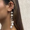 Long Tassel Geometric Imitation Pearl Chain Clip Earrings No Pierced Ear Cuff Cartilage Elegant Female Women Jewelry - Image 19