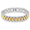 Multicolor Finish Stainless Steel Link Bracelet - Image 9
