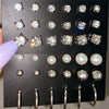 Korean Women Earrings 12 Pair/Set Beige White Pearl Simple Earrings Wedding Jewelry For Gift Valentine's Day gift - Image 9
