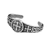 Classic Saint Benedict Cspb Bracelet For Men Women Stainless Steel Cross Opening Bangles Biker Jewelry - Image 7