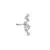 A Girl 1Pcs Stars Five-Pointed Star Zircon Earring Flowers Inlaid No Ear Hole Ear Clip on Earring for Girl Women Gift - Image 6