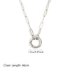 Paperclip Pendant Stainless Steel Necklace for Women Charm Collars Chains Minimalist Personalized Statement Jewelry - Image 10