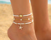 Beaded Beach Anklet with Stone Pendant Options - Image 13
