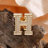 2PCS Metal Initial A To Z 26 Letters Pin Suit Shirt Collar Lapel Brooch Pin Badge Jewelry For Men Women Accessories - Image 1