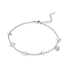Silver Summer Double Star Shaped Chain Anklets Women Lady Ankle Bracelet Prom Foot Party Jewelry Gifts - Image 15