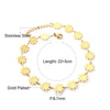 Double Layer Coin Disc Pendant Anklets Golden Color Stainless Steel Anti-allergic Rope Chain Leg Foot Bracelet Jewelry - Image 19