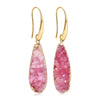 Crystal Earrings With Droplet Shaped Purple And Green Women's Earrings Bold European And American Style Gift Accessories - Image 10
