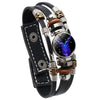 Constellations Luminous Leather Bracelet Retro Multi-layer Beaded Leather Bracelet Jewelry Gifts for Men Women Couples - Image 13