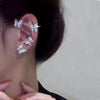 Butterfly Ear Cuff Clip with Crystals No Piercing - Image 13