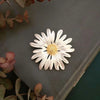Simple Daisies and Tibetan Cosmos Flowers Brooch for Women Enamel Metal Jewelry Banquet Party Clothing Coat Pin Girl Gift - Image 6